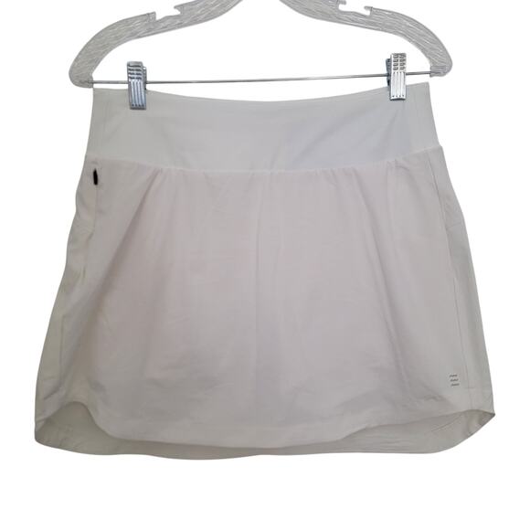 Free Fly Skort Skirt Bike Short White Sz Medium Pickle Ball Tennis Golf Athletic - Picture 1 of 10